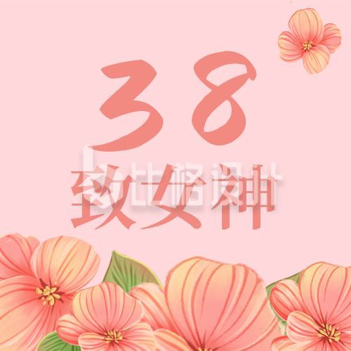 文艺清新妇女节女神节公众号封面次图