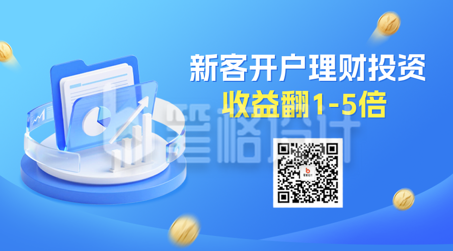 投资理财金融活动宣传二维码
