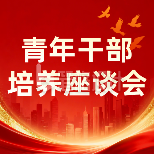 青年干部座谈会红色公众号次图