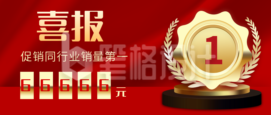 喜报商务表彰大会公众号首图 喜报商务表彰大会公众号首图