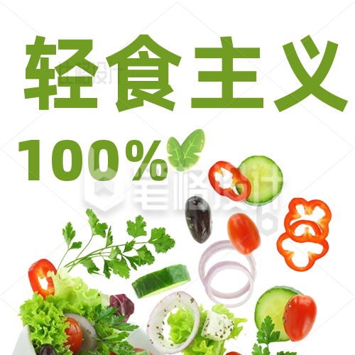 素食轻食主义减肥公众号次图