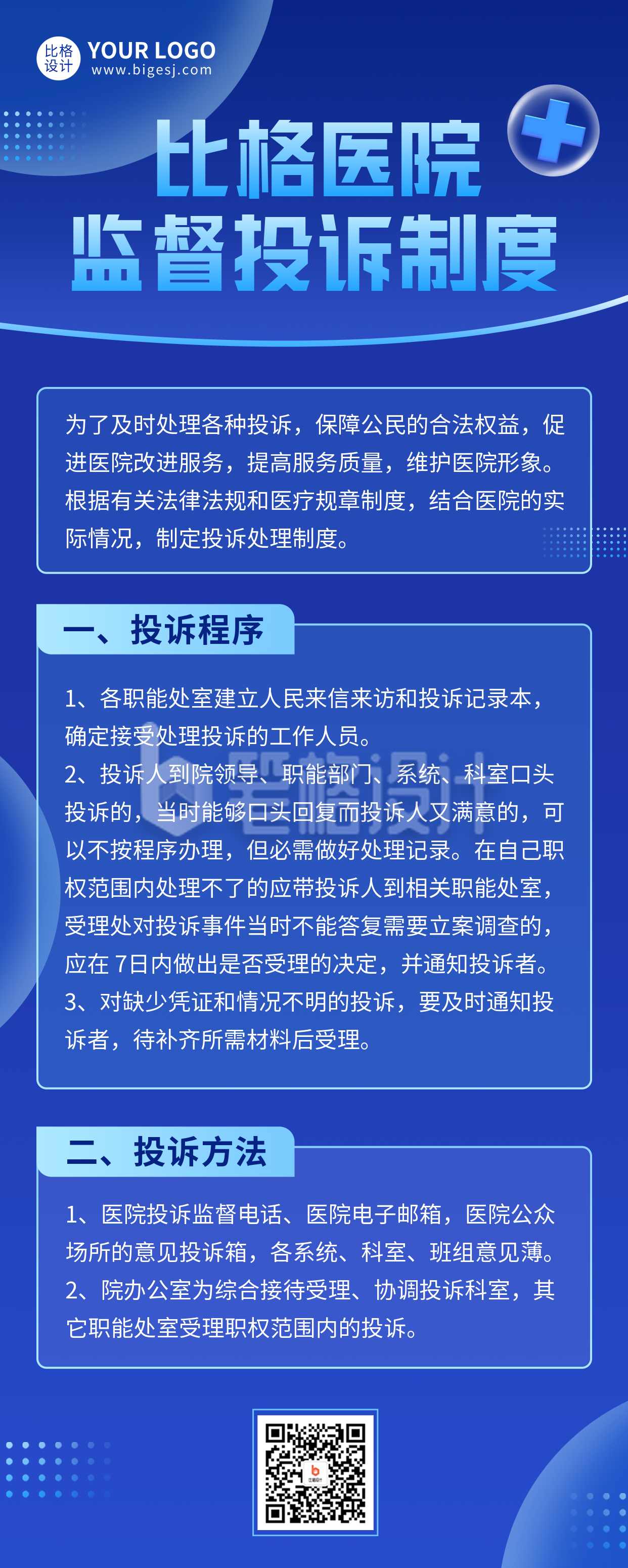 医疗监督投诉制度长图海报