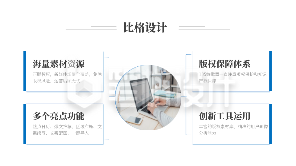 并列四项PPT单页 并列四项PPT单页