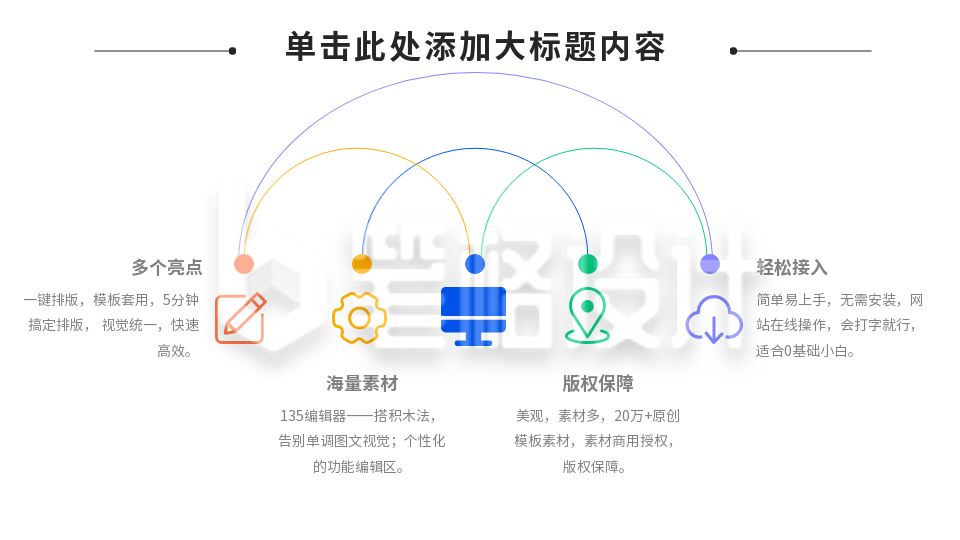 逻辑关系分析PPT单页