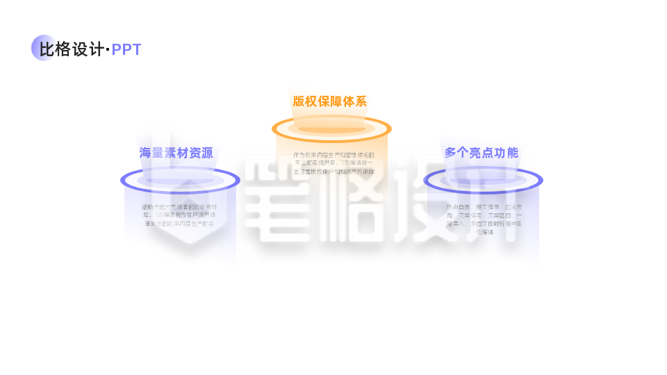 并列三项PPT单页 并列三项PPT单页