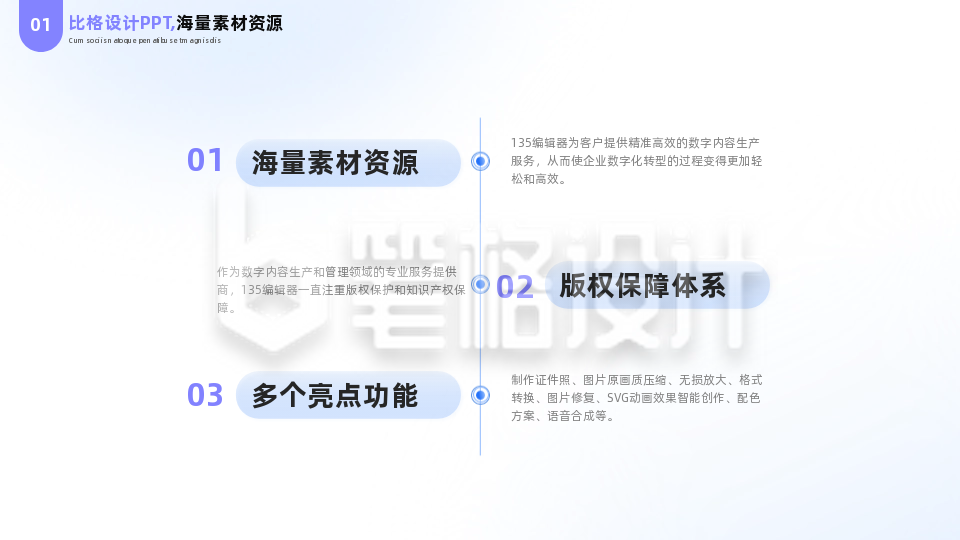 简约商务互联网科技企业简介PPT单页