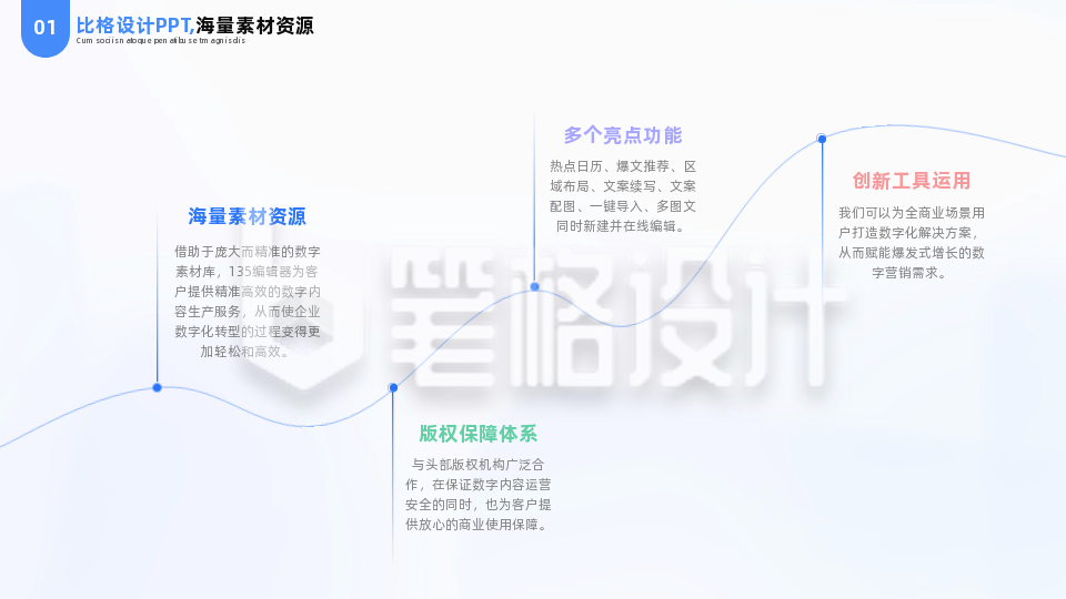简约商务公司工作总结汇报流程图PPT单页 简约商务公司工作总结汇报流程图PPT单页