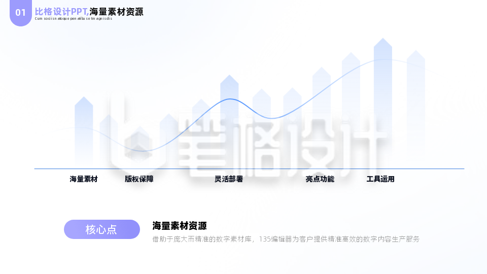 简约商务企业工作总结业绩上升箭头PPT单页 简约商务企业工作总结业绩上升箭头PPT单页
