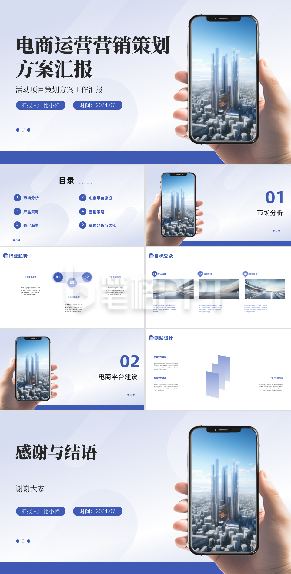 商务风电商运营策划PPT