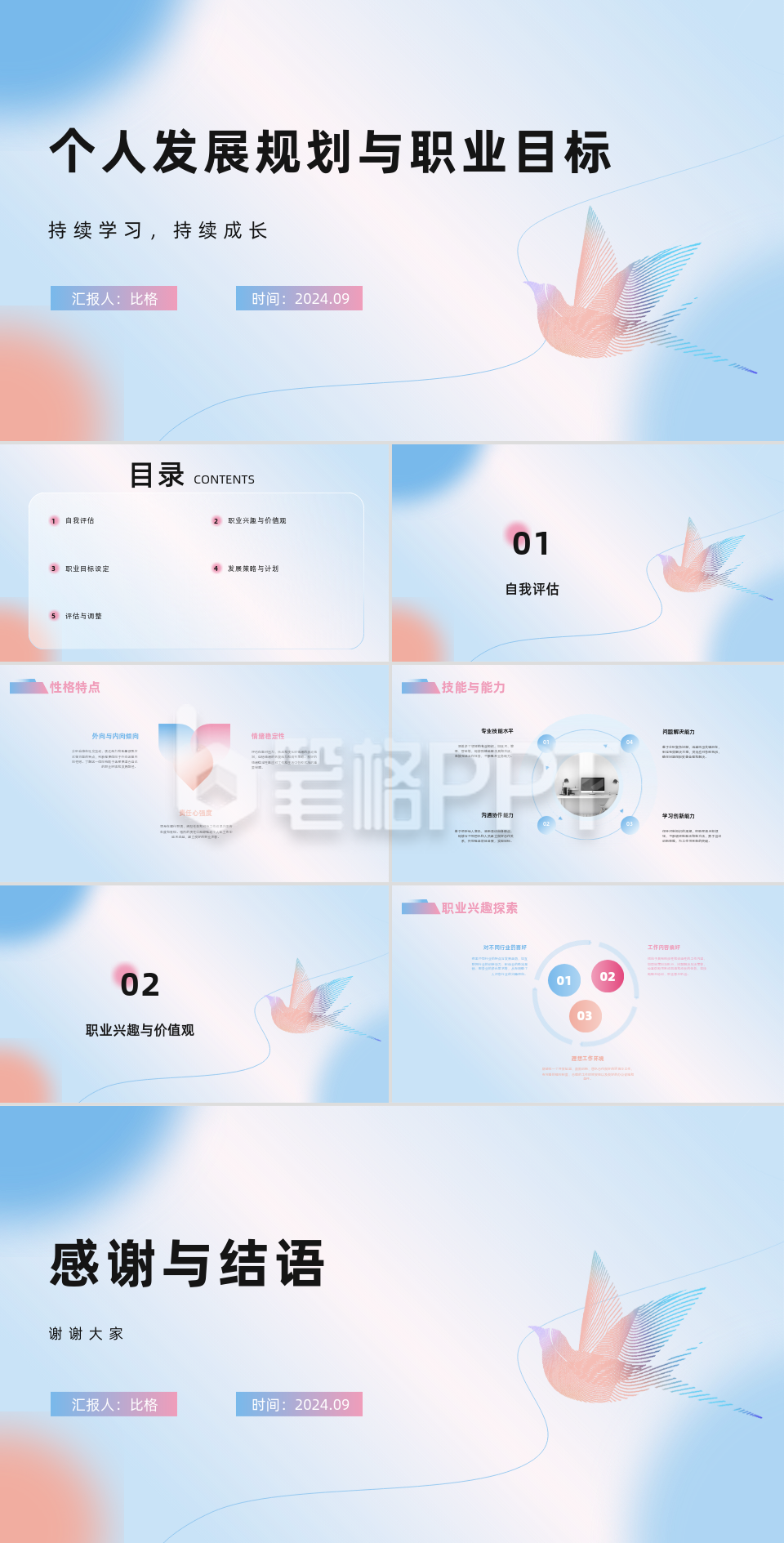 个人发展规划PPT 个人发展规划PPT