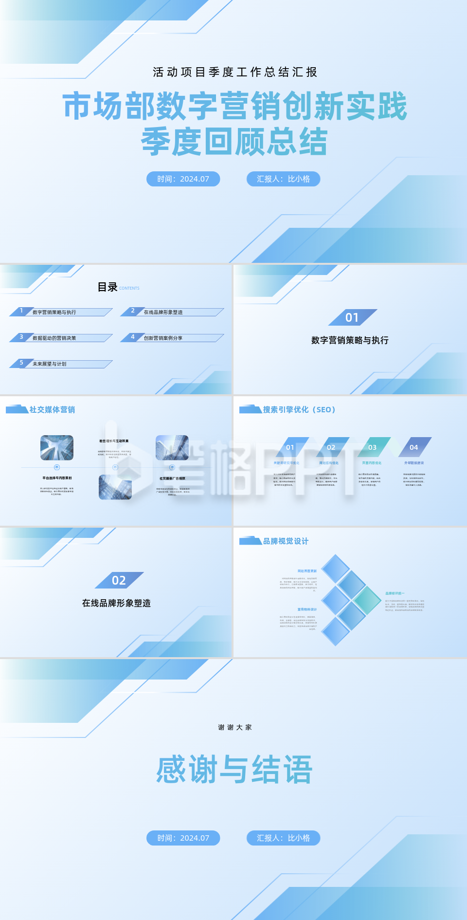 数字营销创新回顾总结PPT 数字营销创新回顾总结PPT