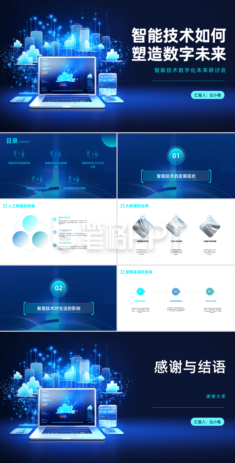 智能技术未来研讨会PPT 智能技术未来研讨会PPT