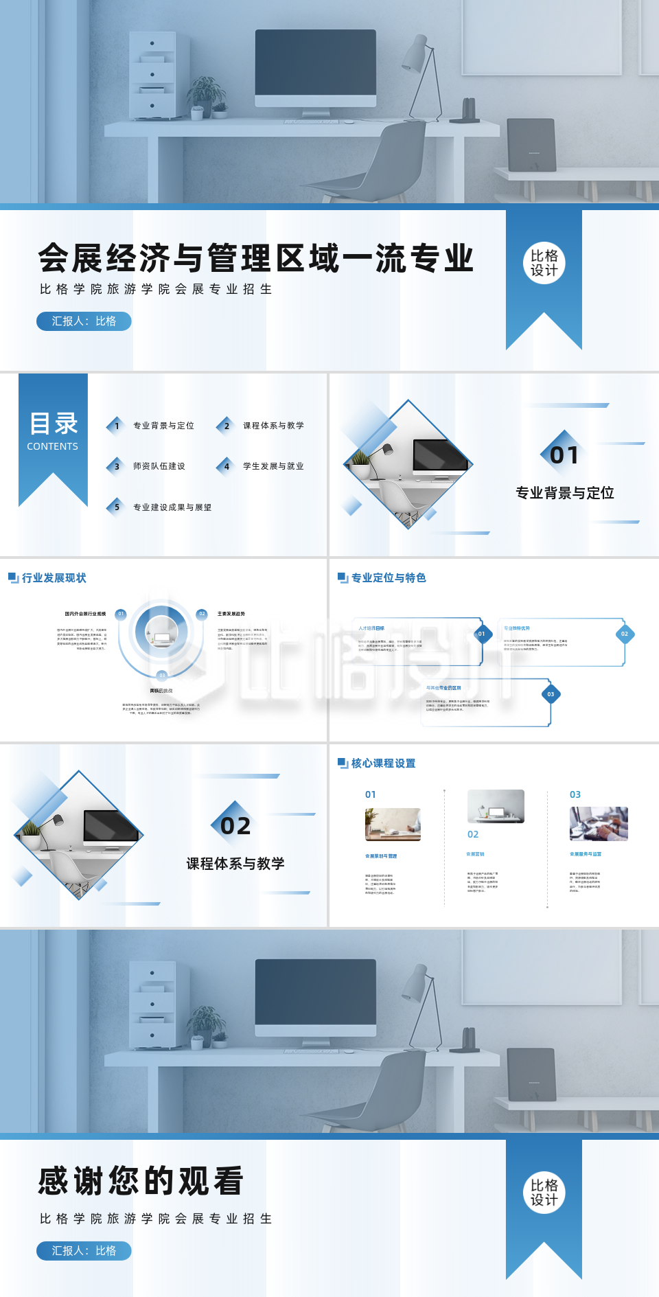 大学专业会展经济与管理区域介绍PPT