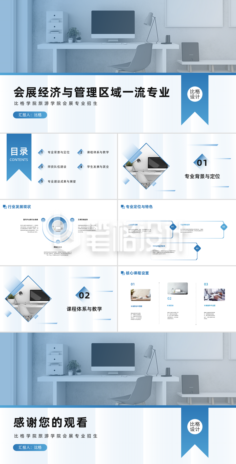 大学专业会展经济与管理区域介绍PPT