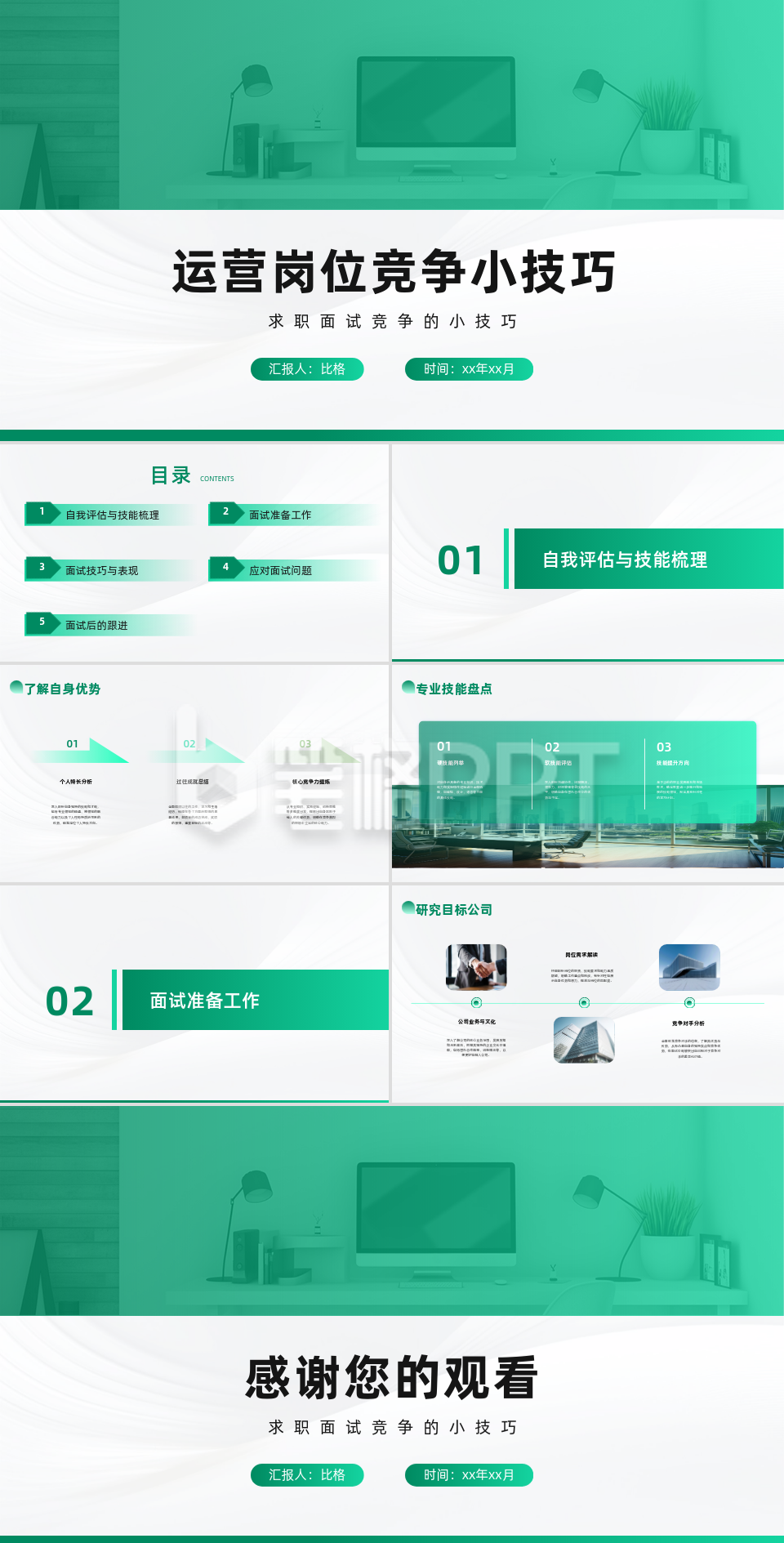运营面试技巧宣传PPT 运营面试技巧宣传PPT