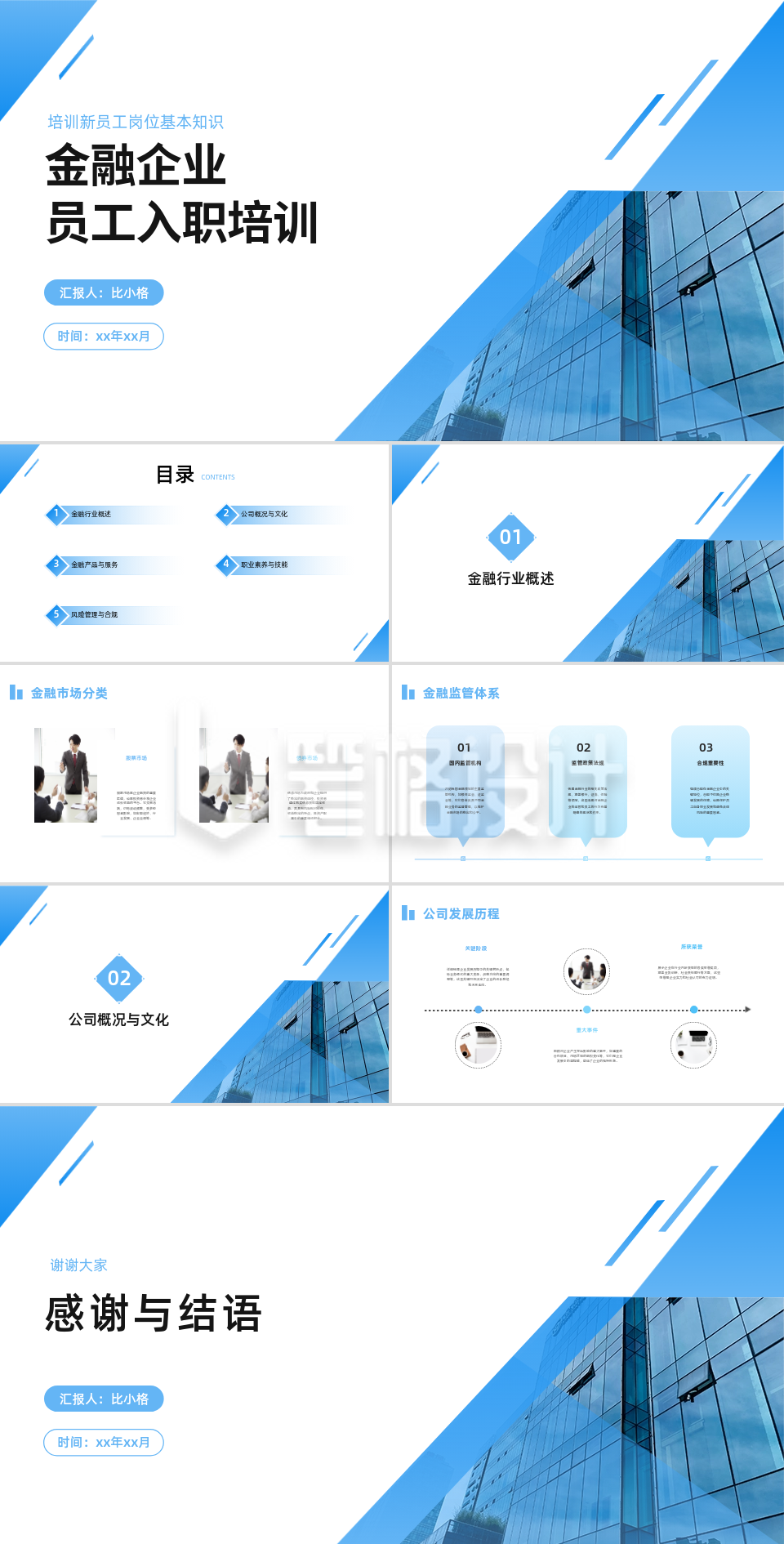 金融企业员工入职培训PPT