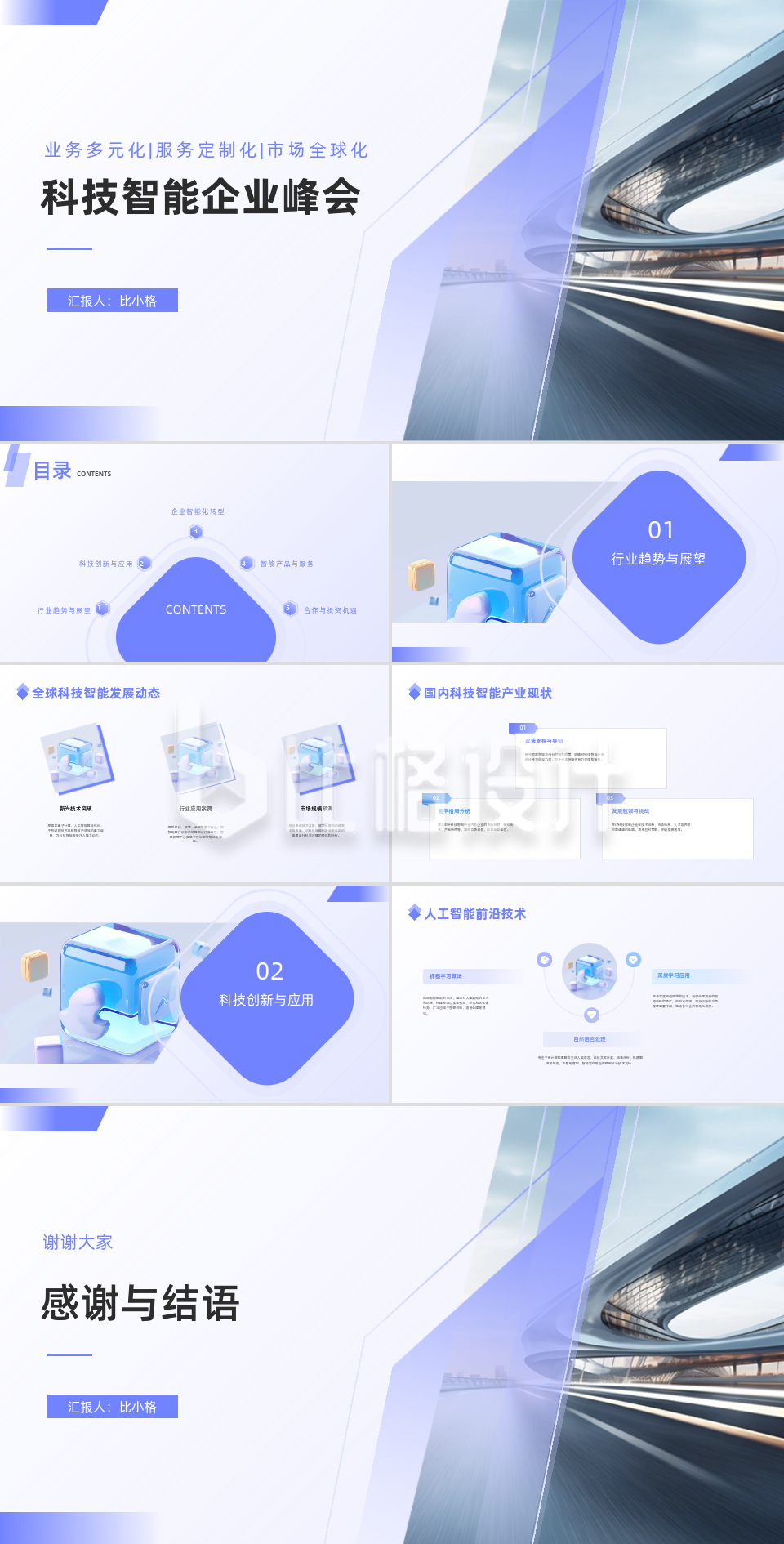 科技智能企业峰会PPT