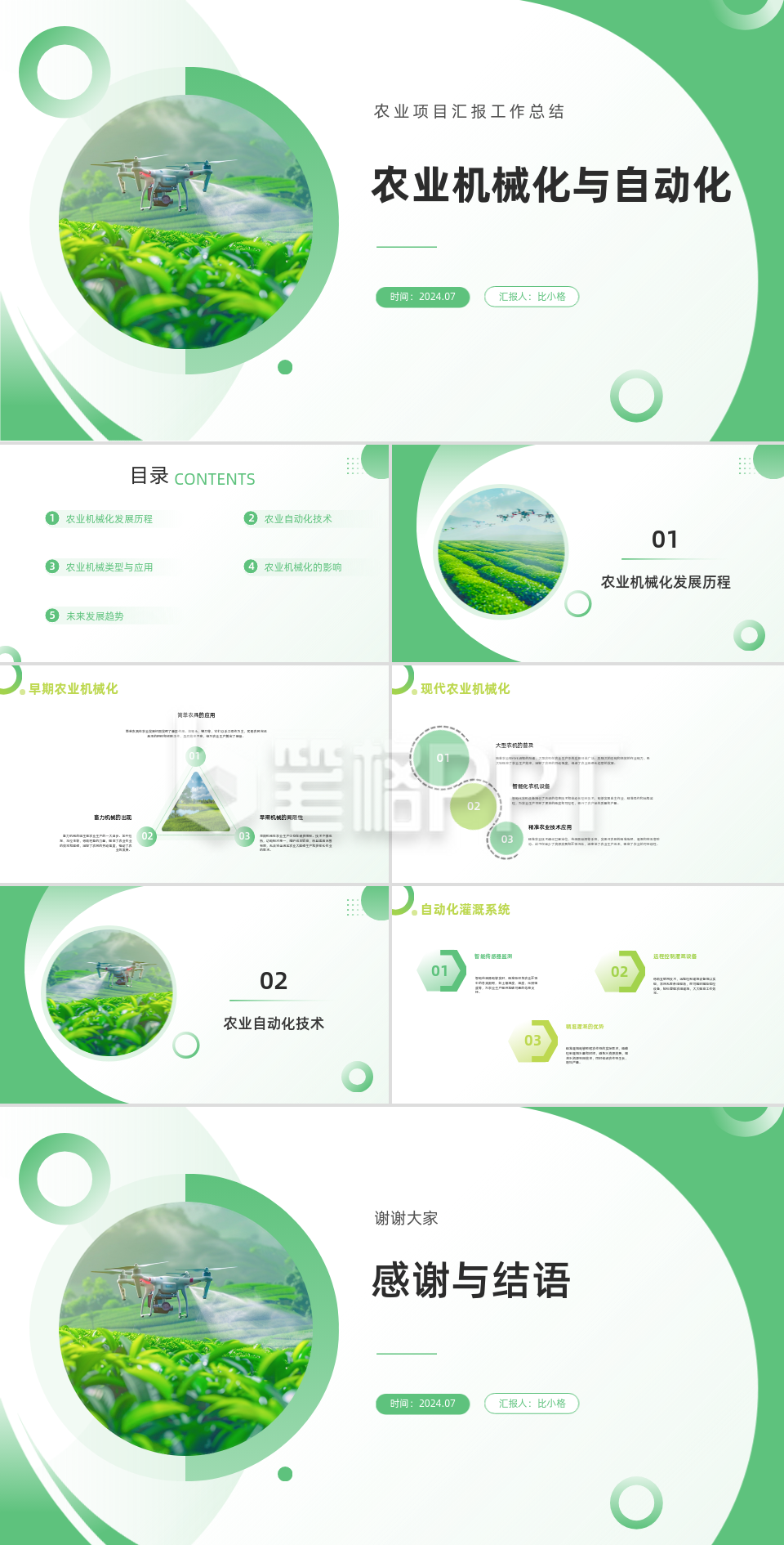 农业机械化与自动化趋势分析报告PPT 农业机械化与自动化趋势分析报告PPT