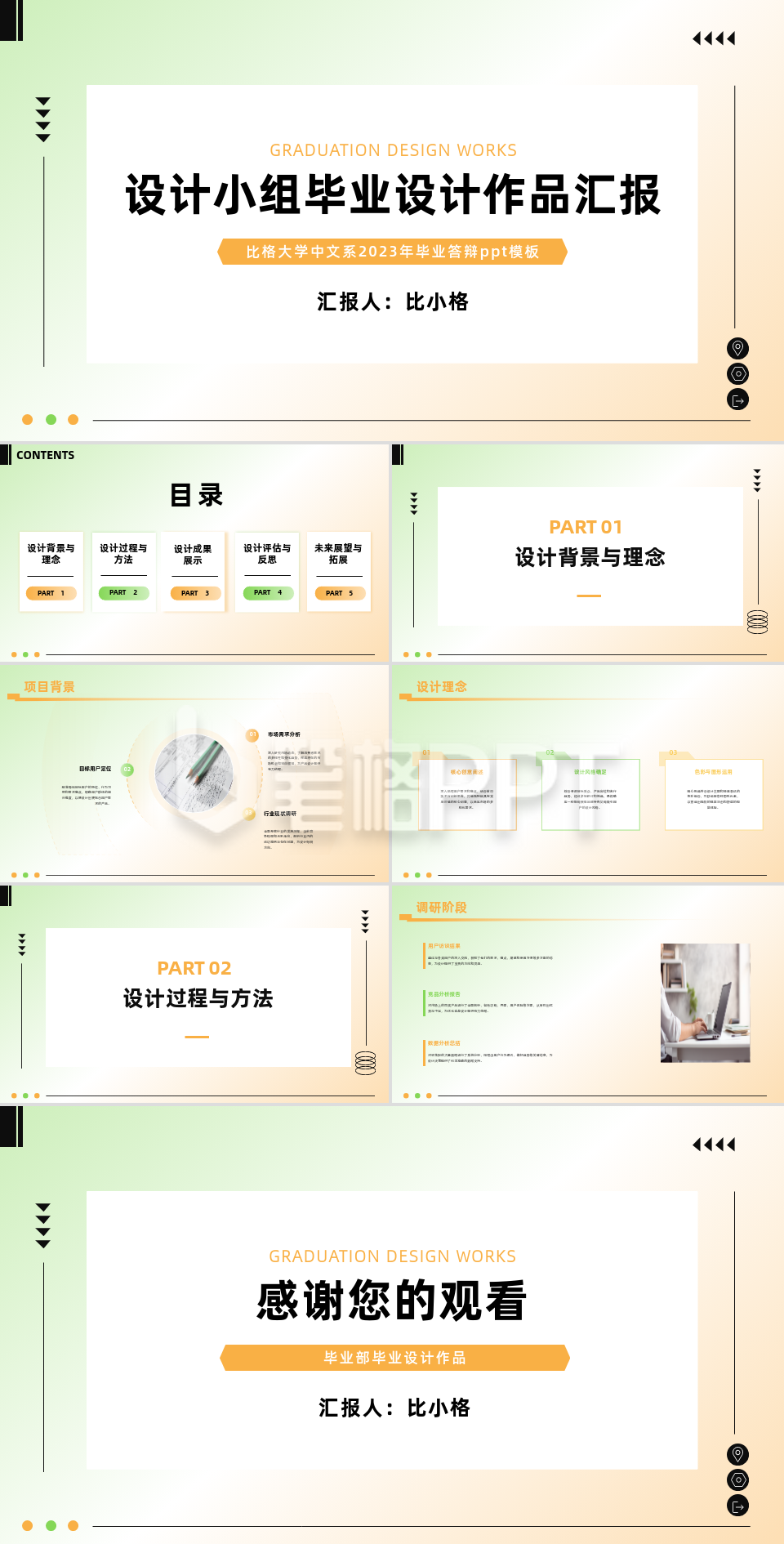 毕业设计答辩作品汇报PPT 毕业设计答辩作品汇报PPT