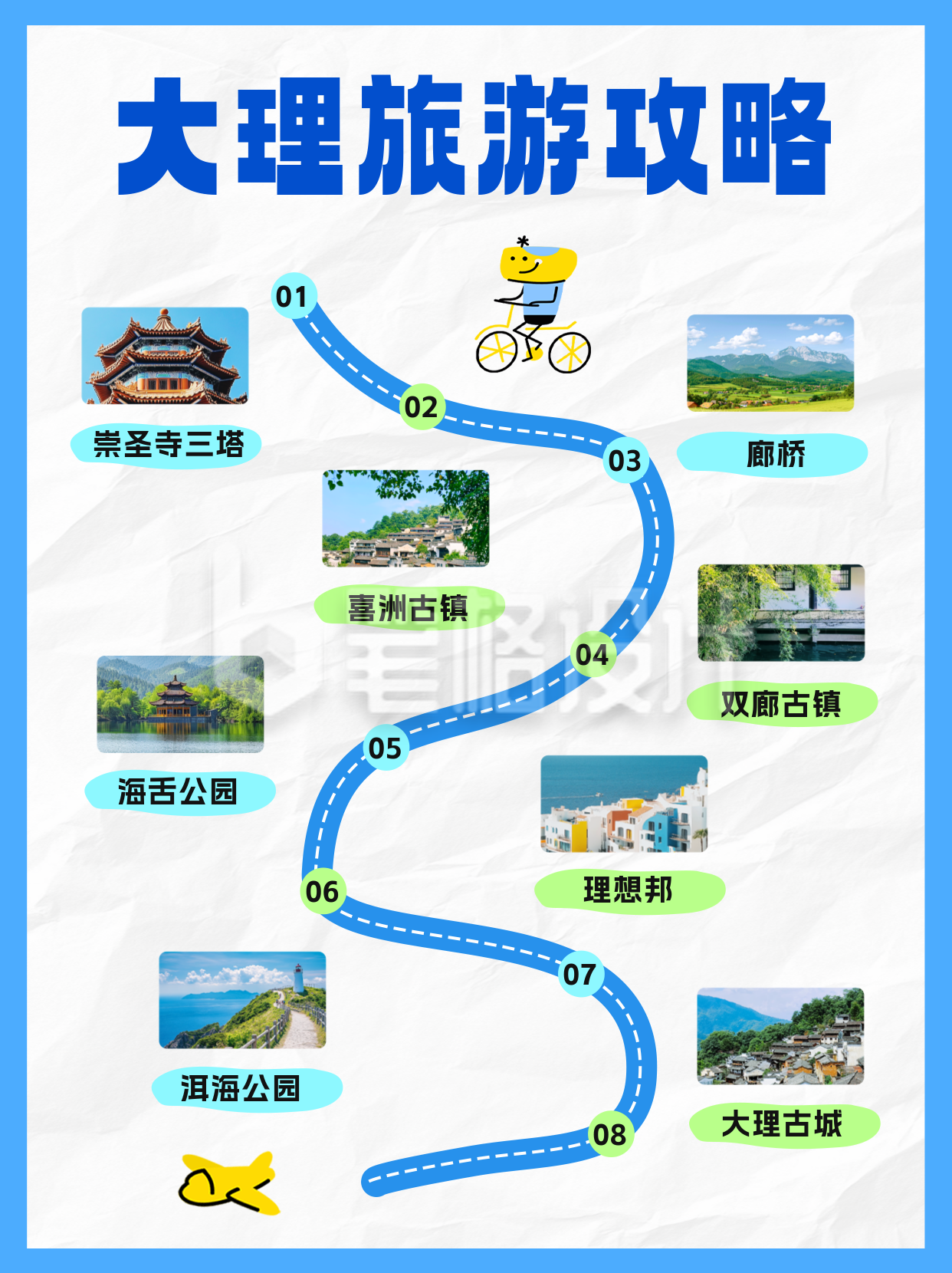 云南大理旅游攻略分享小红书封面 云南大理旅游攻略分享小红书封面