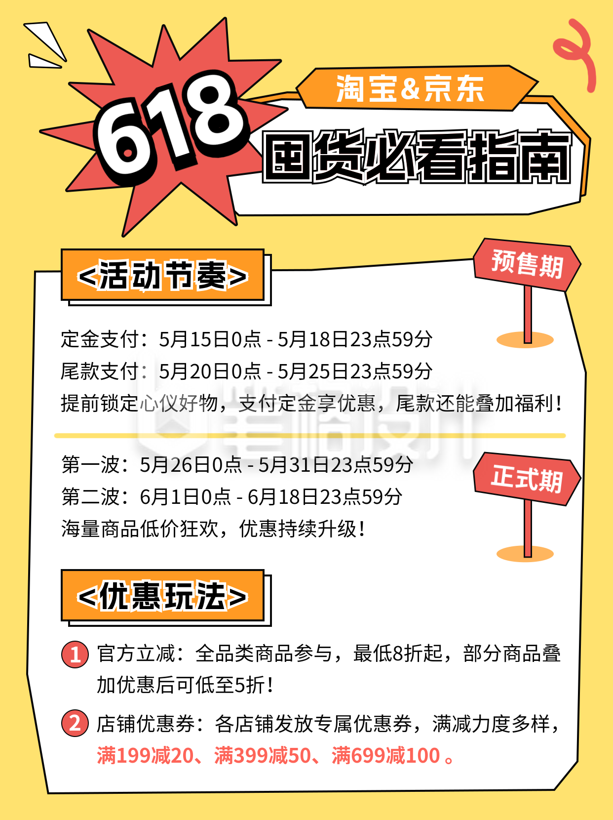 618囤货必看攻略分享小红书封面