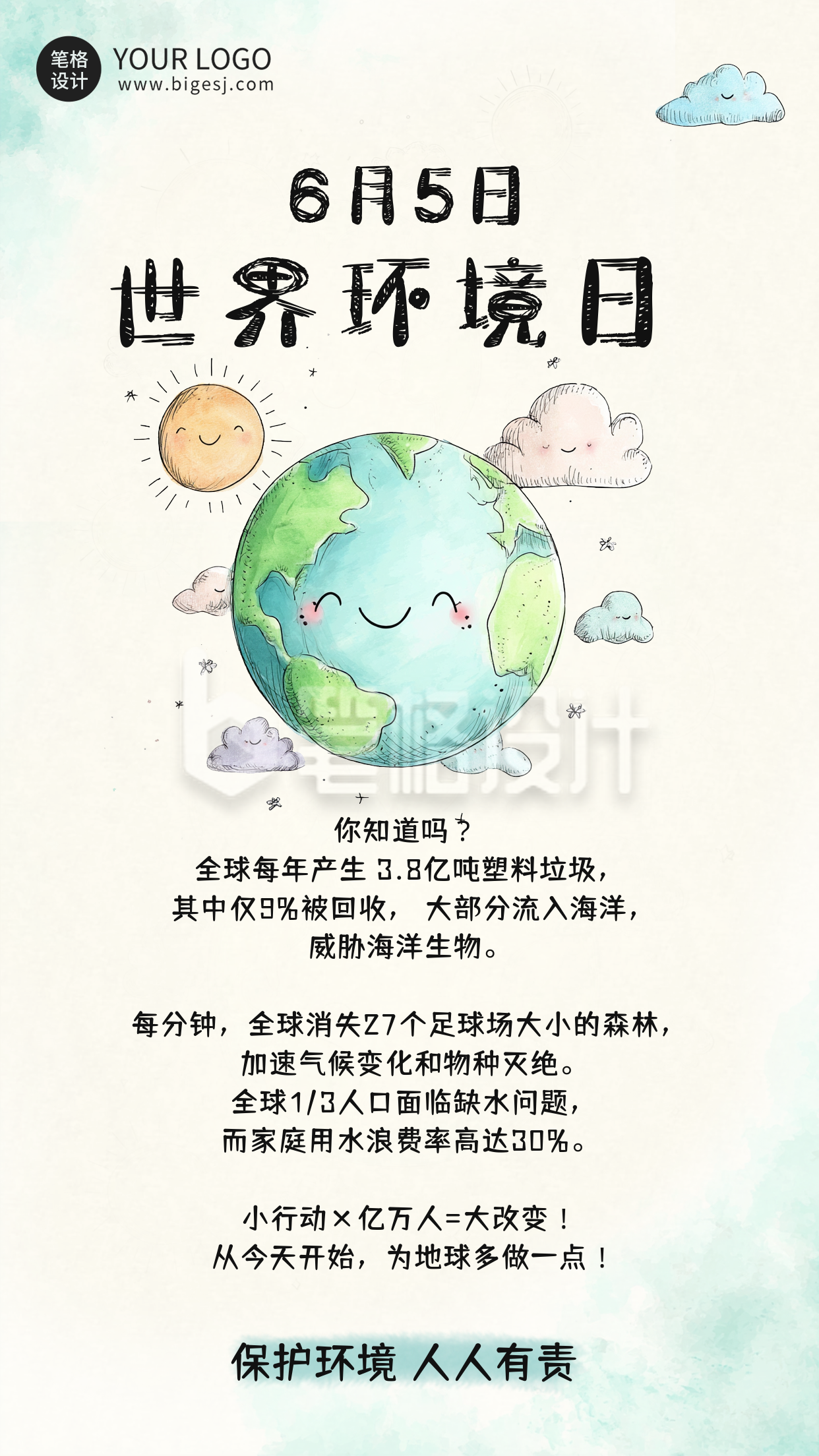 世界环境日宣传海报