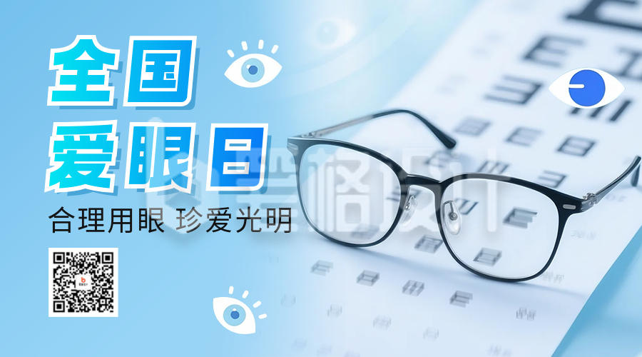 全国爱眼日宣传二维码 全国爱眼日宣传二维码