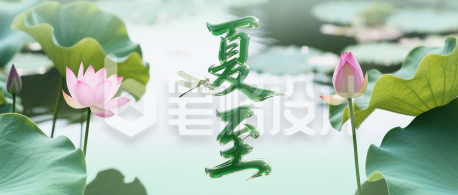 夏至实景大气祝福公众号首图