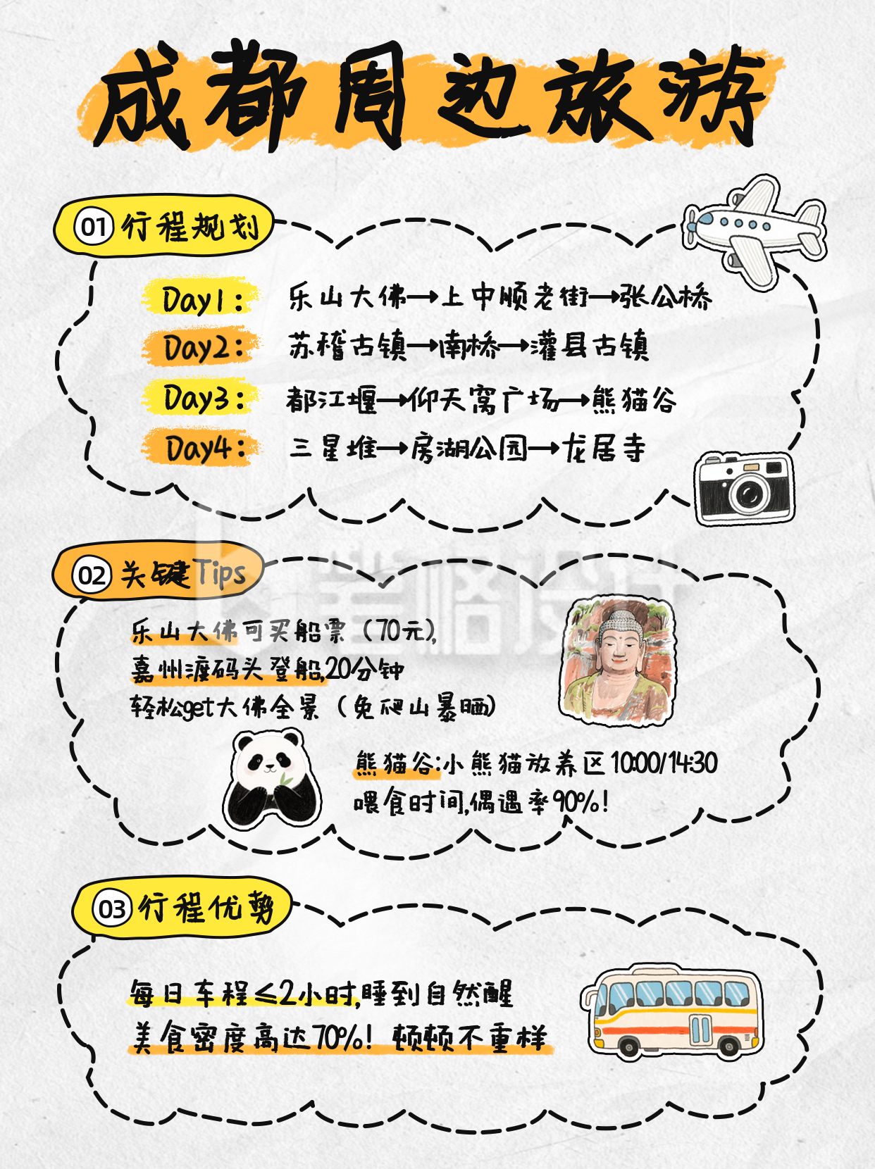 成都周边旅游攻略小红书封面 成都周边旅游攻略小红书封面