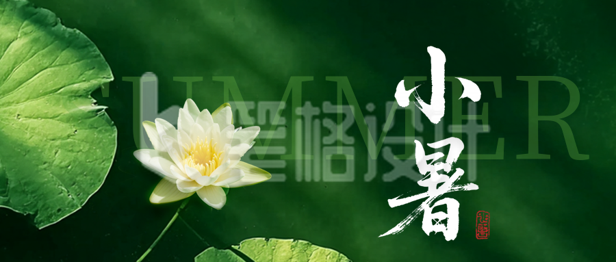 小暑节气实景祝福公众号首图