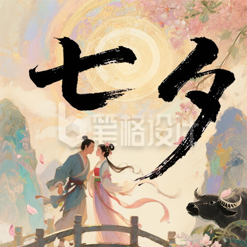 传统七夕节节日祝福公众号次图