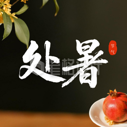 处暑节气实景手机宣传公众号次图