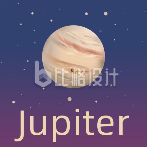 唯美梦幻星球行星木星晚安夜读公众号次图