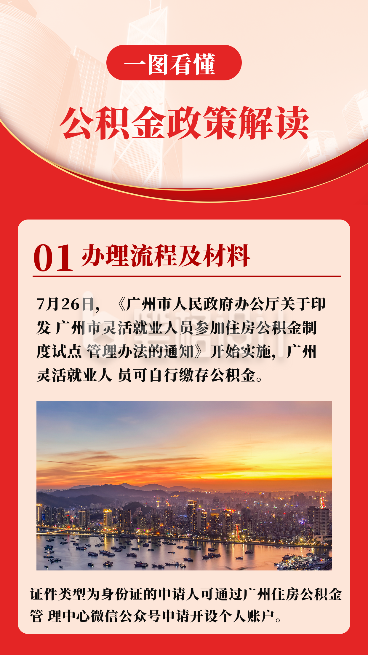 一图看懂公积金政策解读政务热点新闻竖版配图 一图看懂公积金政策解读政务热点新闻竖版配图
