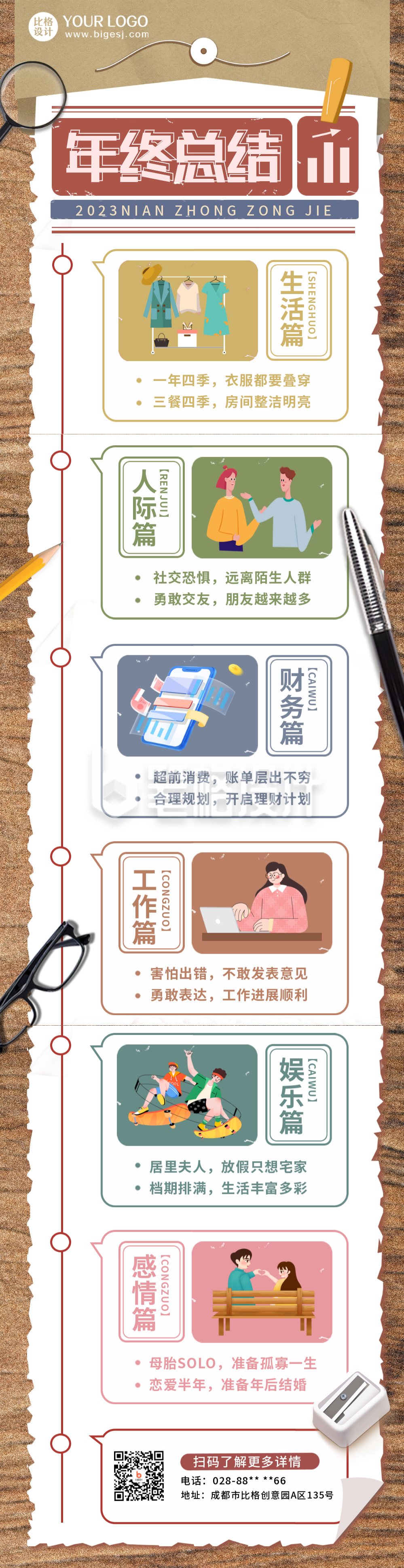 年终总结记录文案宣传条漫 年终总结记录文案宣传条漫