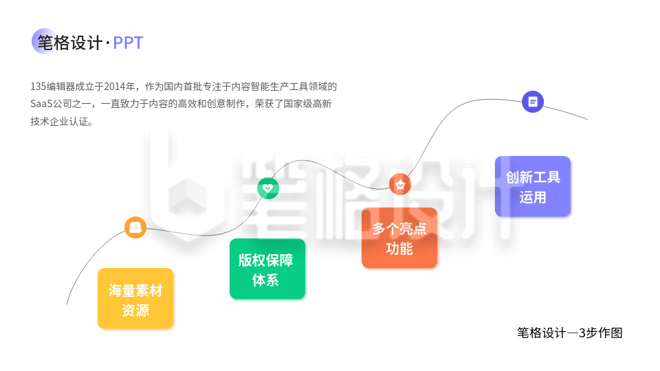 简约递进关系PPT单页 简约递进关系PPT单页