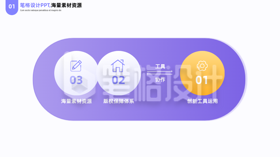 简约商务企业品牌项目介绍PPT单页 简约商务企业品牌项目介绍PPT单页