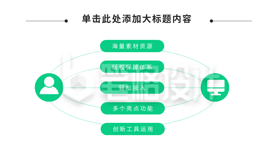 逻辑关系分析PPT单页