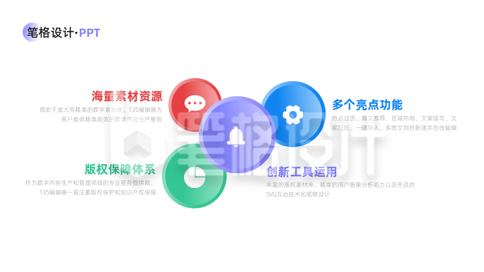 并列四项PPT单页 并列四项PPT单页