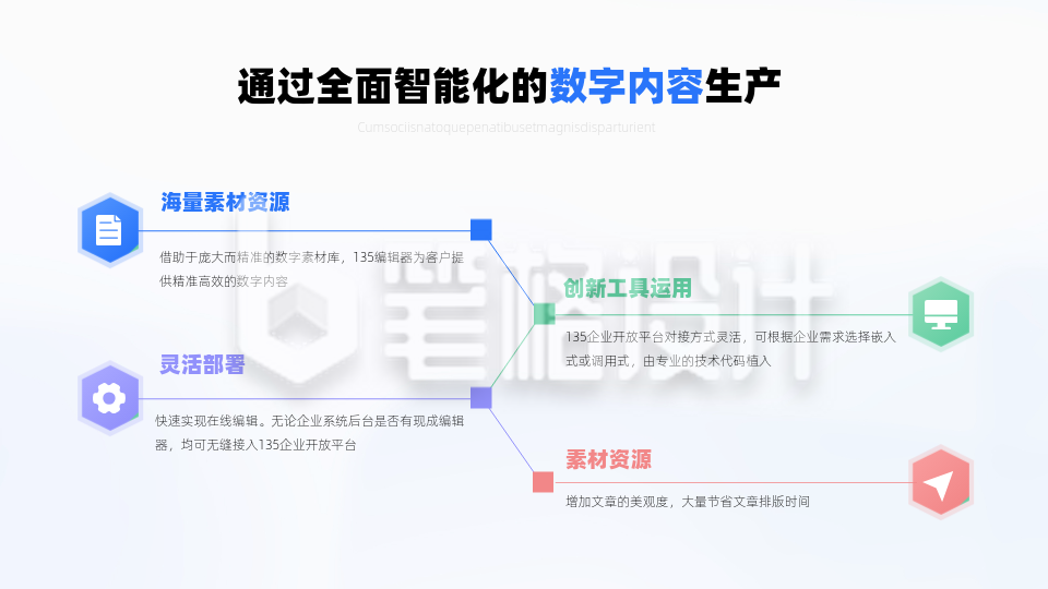 四项并列渐变多色PPT单页 四项并列渐变多色PPT单页
