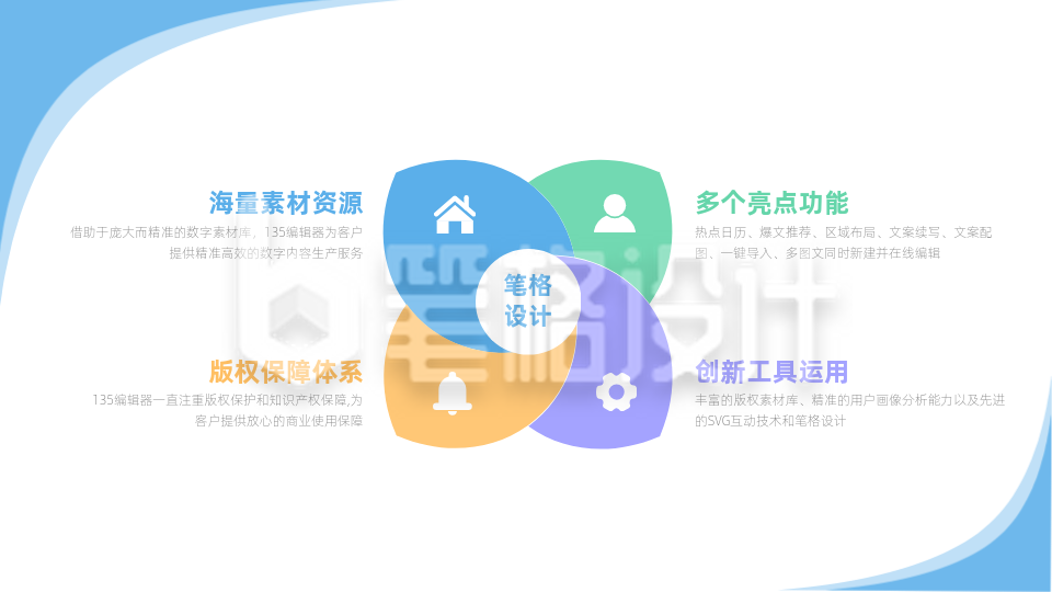 并列四项PPT单页 并列四项PPT单页