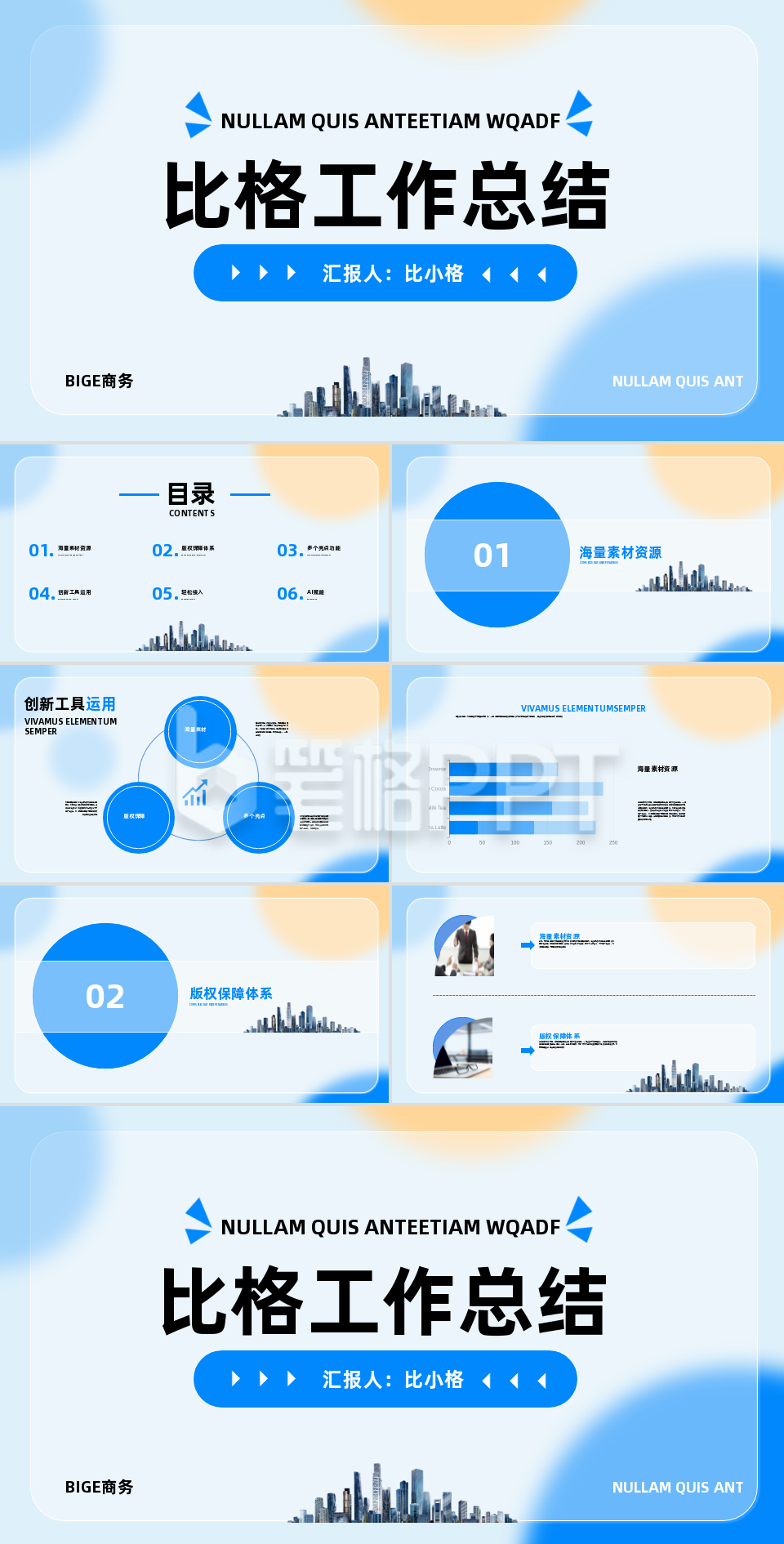 企业年终晋升工作汇报PPT