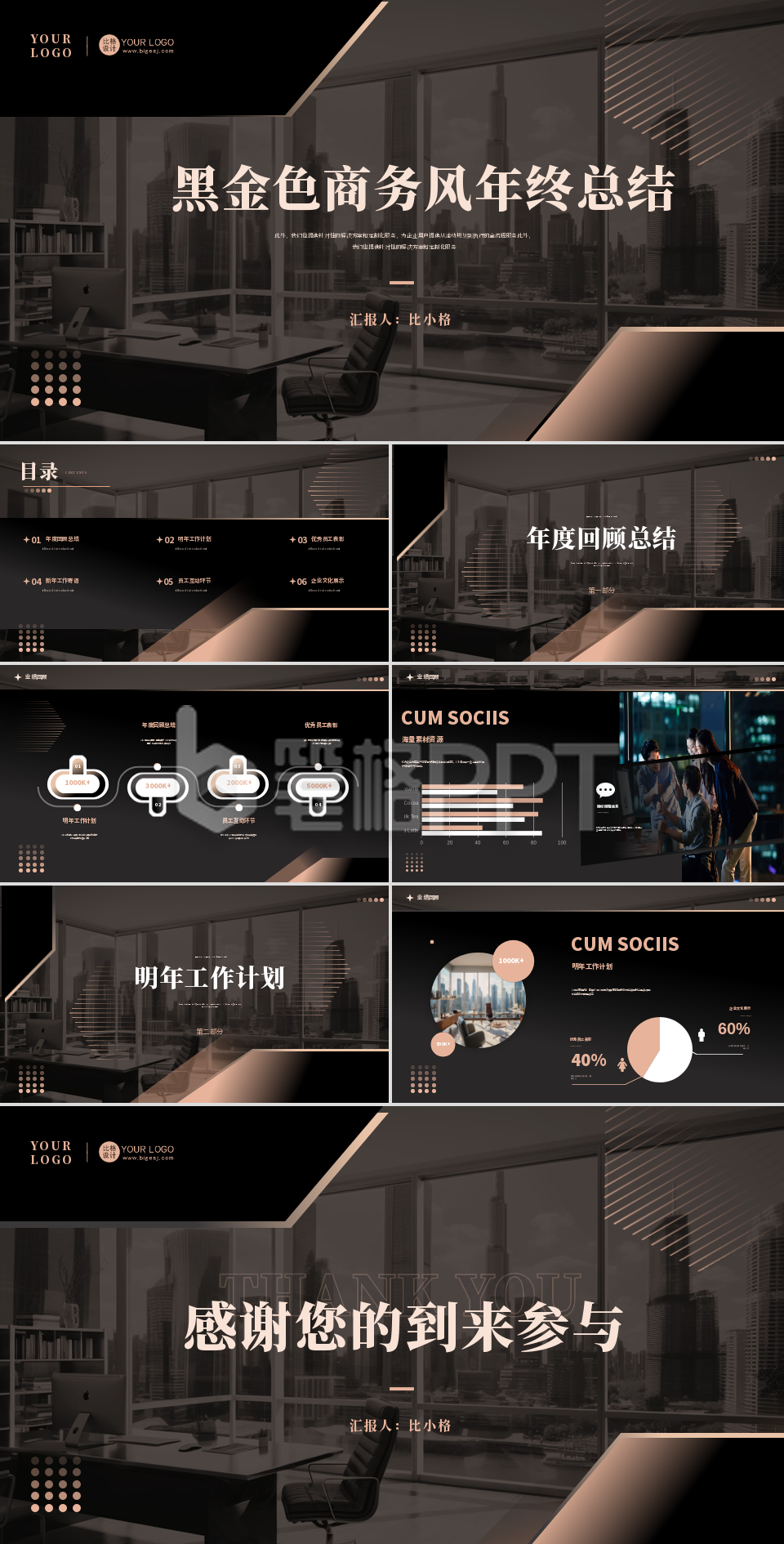 企业年终工作总结PPT 企业年终工作总结PPT