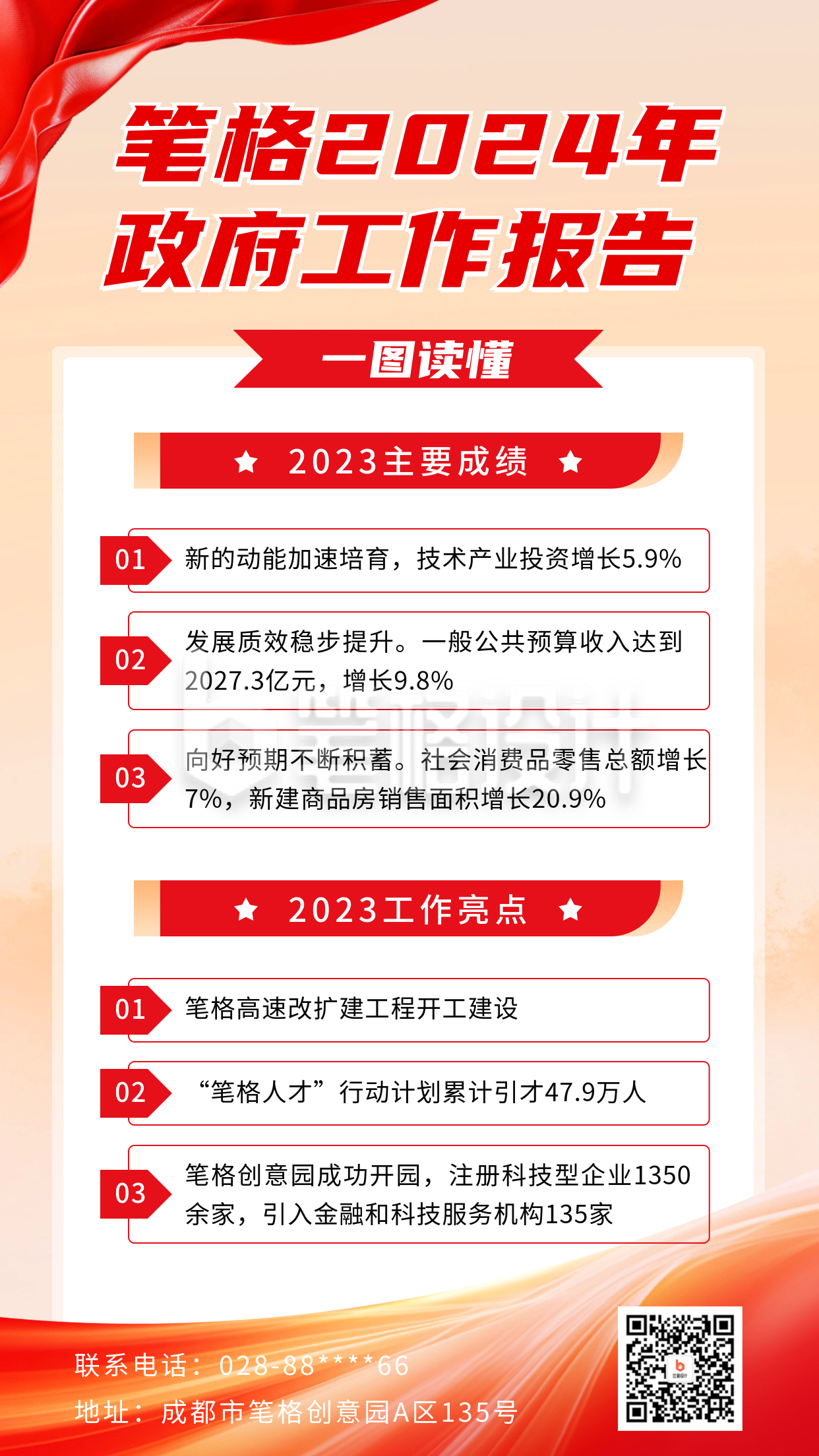 政务会议解读宣传海报 政务会议解读宣传海报