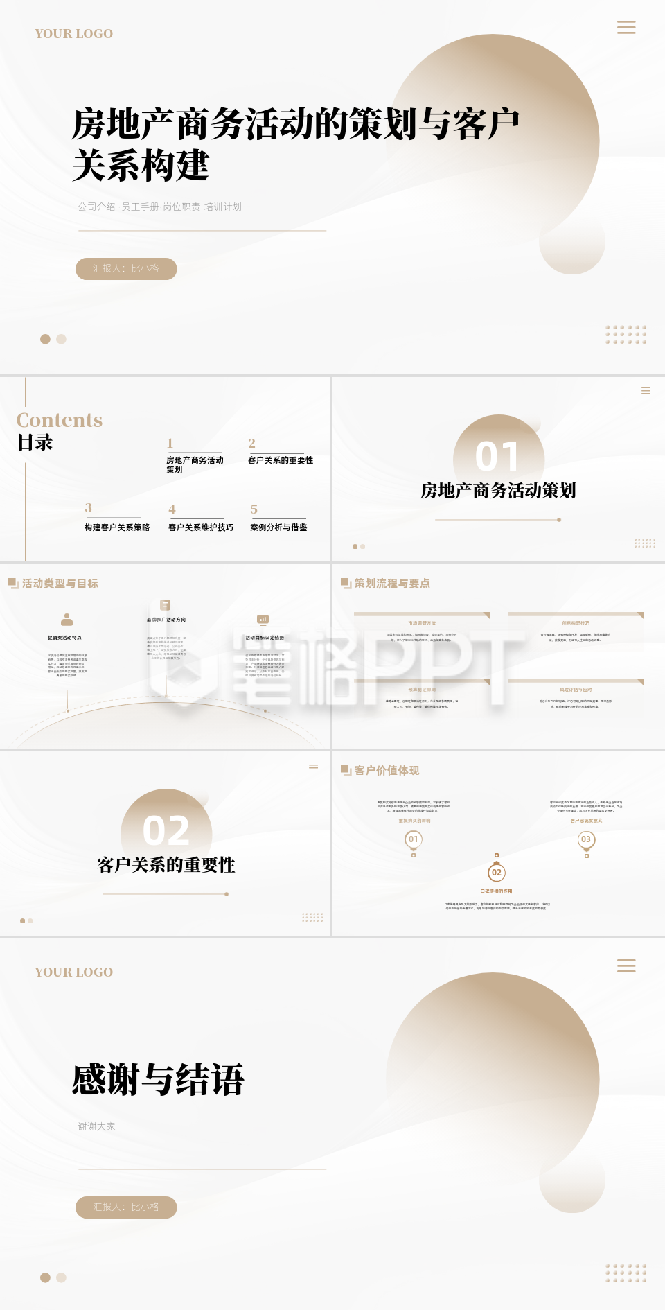 简约实景房地产商务活动的策划与客户关系构建PPT 简约实景房地产商务活动的策划与客户关系构建PPT