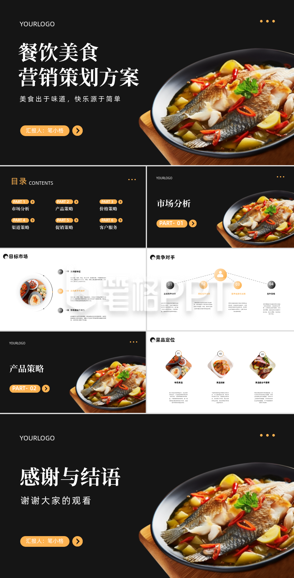 餐饮美食营销策划方案PPT 餐饮美食营销策划方案PPT