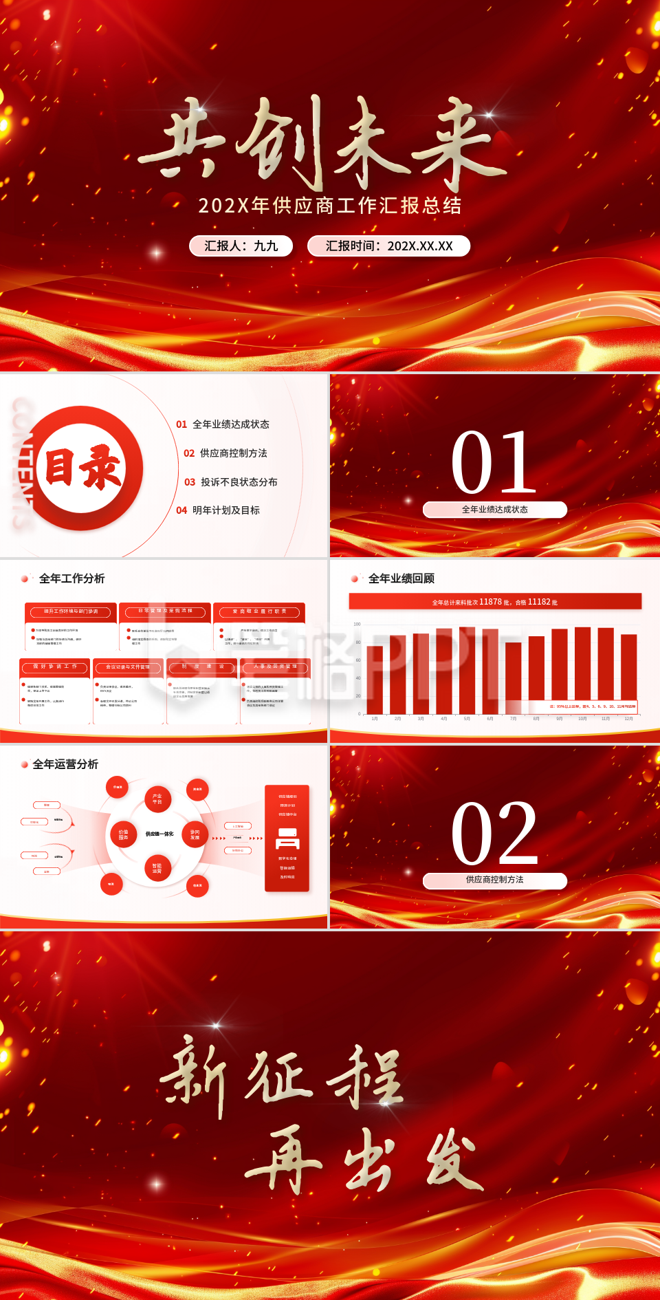 红色商务年终总结PPT.pptx