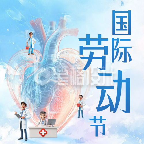 医疗劳动节祝福公众号次图