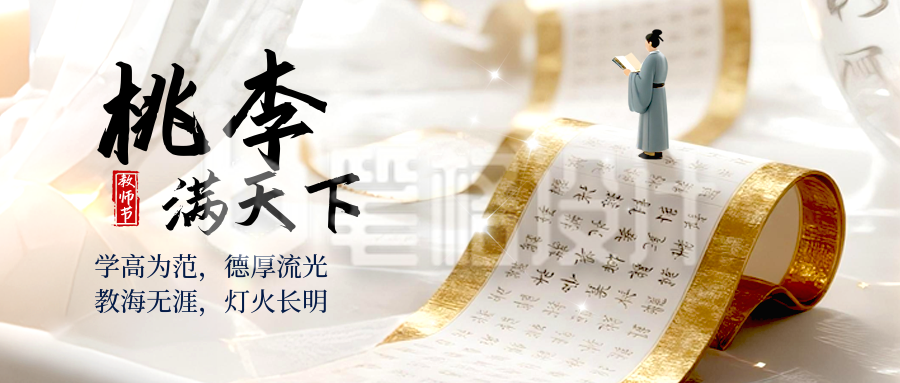 教师节宣传封面首图