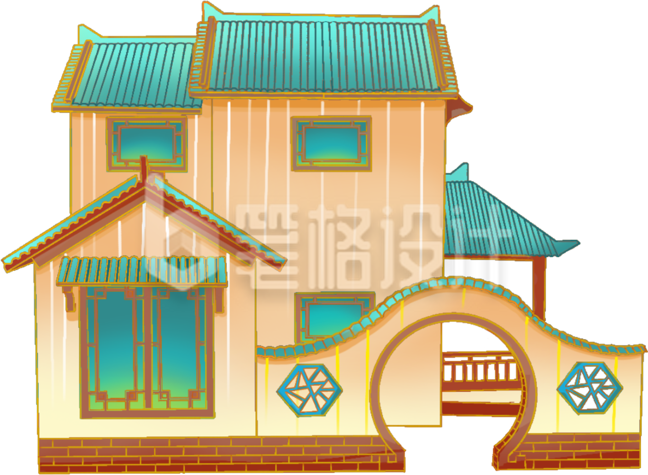 古风建筑房屋